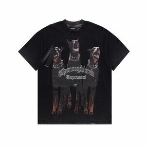 Represent Doberman Washed Print Short Sleeves